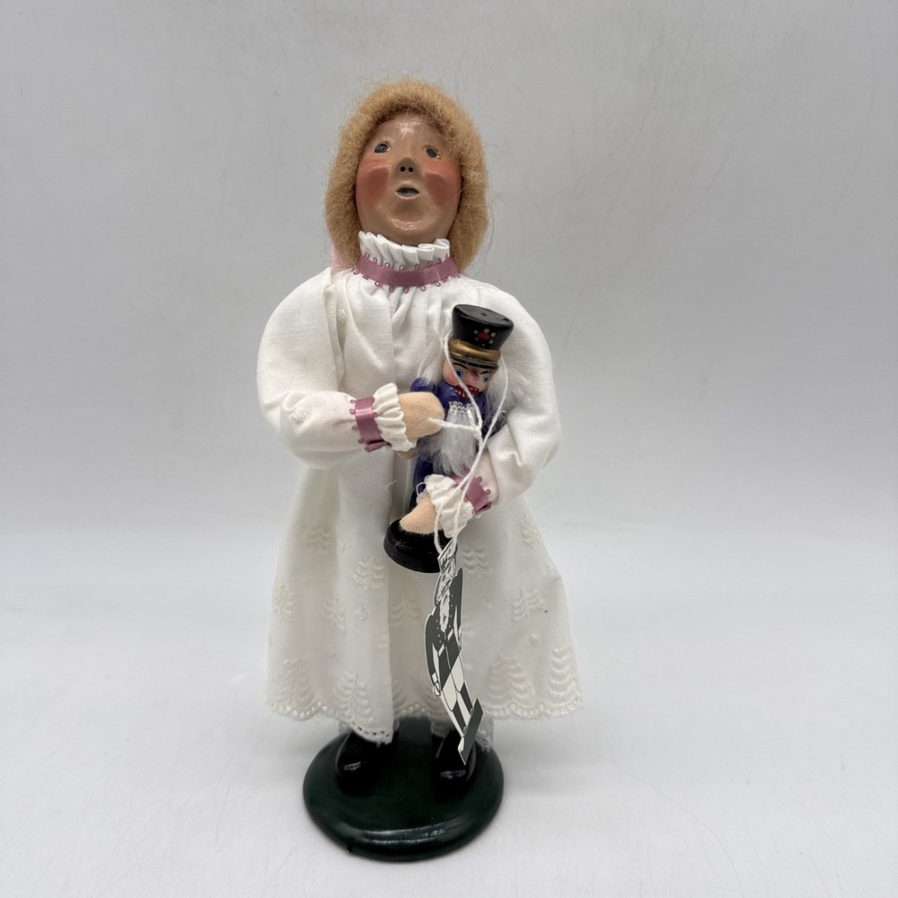 Byers Choice Caroler 1993 Nutcracker Suite Marie First Edition Girl White Dress